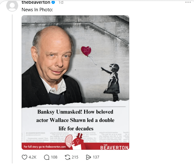 “Collective Unknowing”: Banksy Will Remain&nbsp;Anonymous